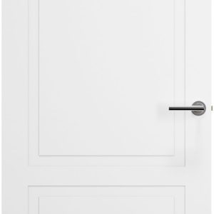Internal White Primed Shallow Embossed 2 Panel FD60 54mm Fire Door